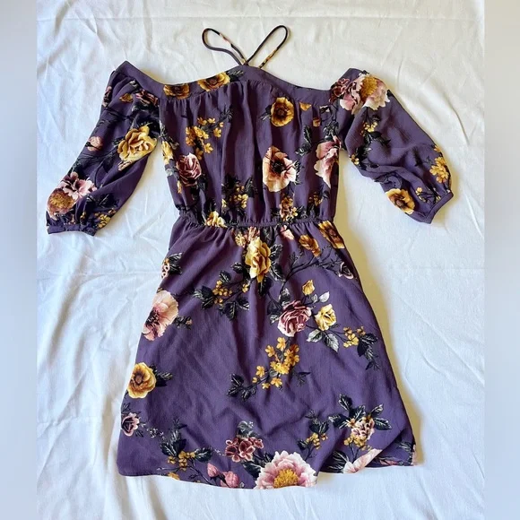 francescas purple dress Francesca Short Modern Bridesmaid Dress